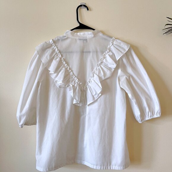 Fitchfork Ruffled Blouse – size small - Picture 2 of 7